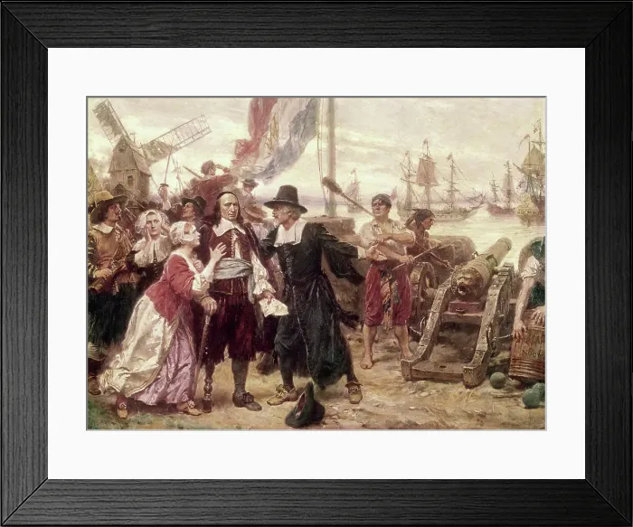 Framed Print : The Fall of New Amsterdam by Ferris Framed Print : The Fall of New Amsterdam by Ferris