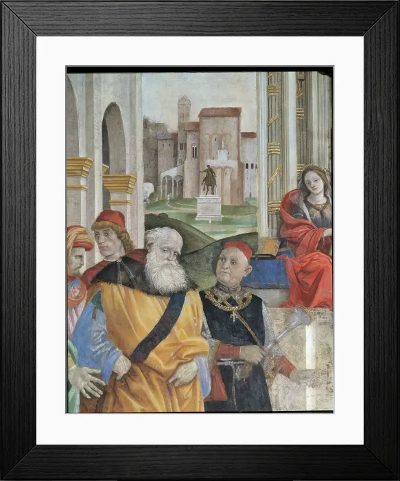 Framed Print : Triumph of Saint Thomas (Detail)