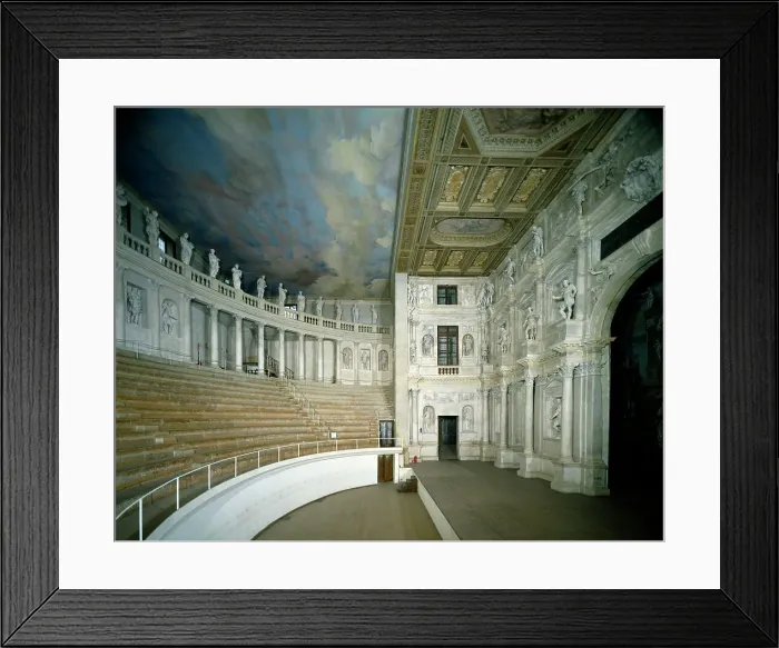Framed Print : Teatro Olimpico particolare Framed Print : Teatro Olimpico particolare