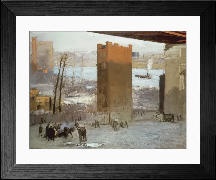 Framed Print : The Lone Tenement by Bellows Framed Print : The Lone Tenement by Bellows