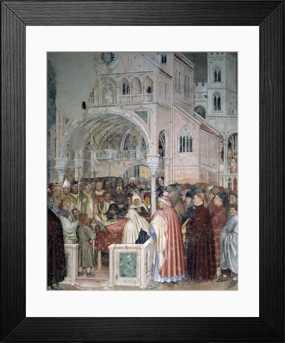 Framed Print : Funeral of Saint Lucy by Altichiero Framed Print : Funeral of Saint Lucy by Altichiero