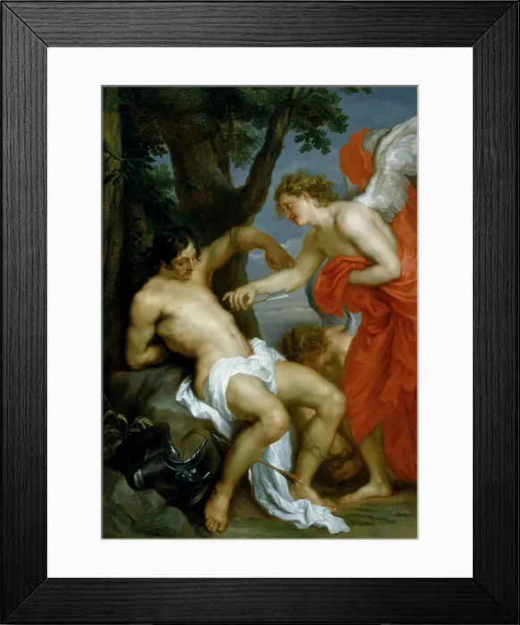 Framed Print : San Sebastiano e l angelo Framed Print : San Sebastiano e l angelo
