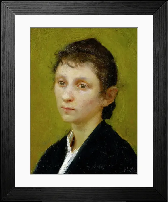 Framed Print : Ritratto di giovane donna Framed Print : Ritratto di giovane donna