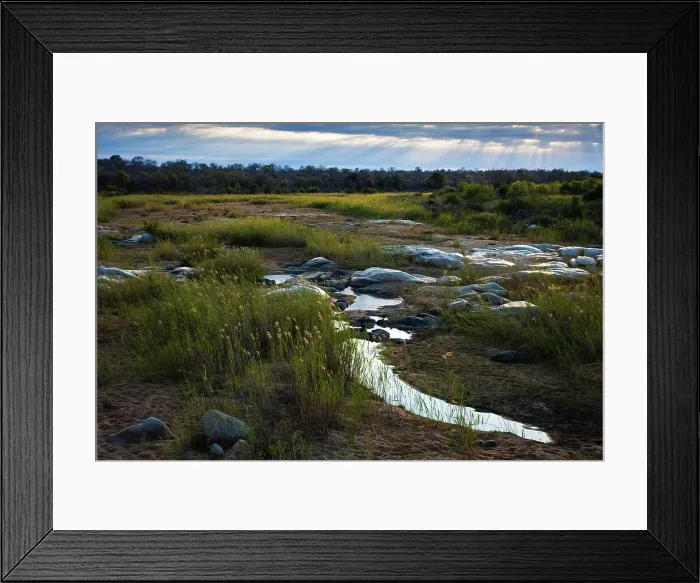 Framed Print : Sabi River. Kruger National Park