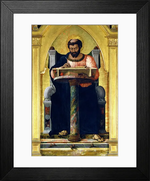 Framed Print : Polittico di San Luca part Andrea Mantegna Framed Print : Polittico di San Luca part Andrea Mantegna