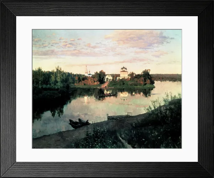 Framed Print : Evening Bells by Levitan Framed Print : Evening Bells by Levitan