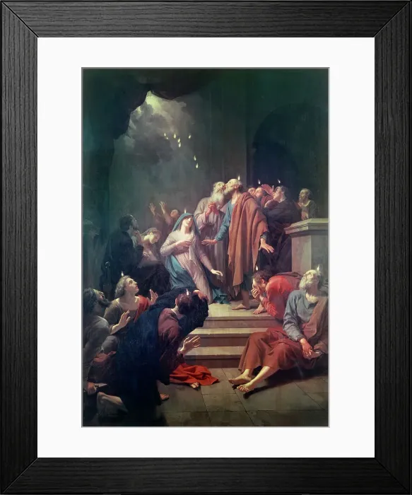 Framed Print : The Pentecost by Werff Framed Print : The Pentecost by Werff