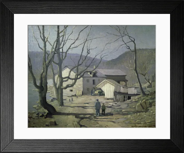 Framed Print : Stone Mill-Bucks County by Spencer Framed Print : Stone Mill-Bucks County by Spencer