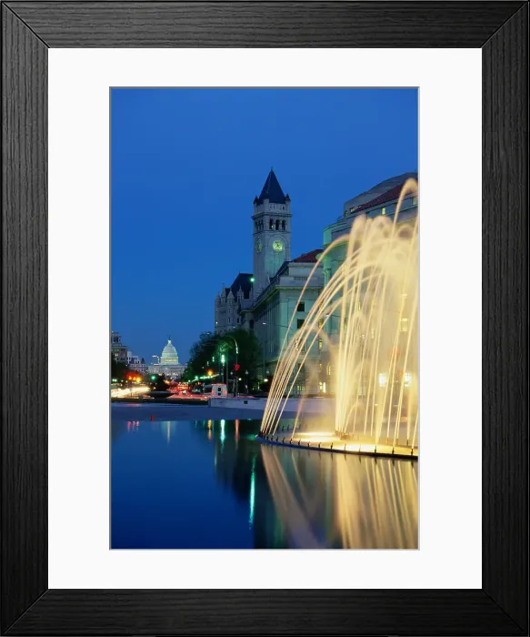 Framed Print : Freedom Plaza, Washington, D.C. USA Framed Print : Freedom Plaza, Washington, D.C. USA