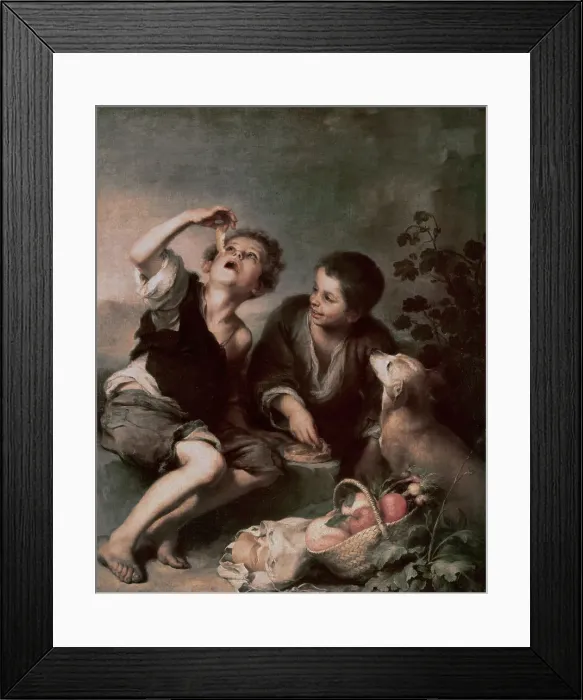 Framed Print : The Pie Eating Bartolome Esteban Murillo (1617-1682 Spanish) Framed Print : The Pie Eating Bartolome Esteban Murillo (1617-1682 Spanish)