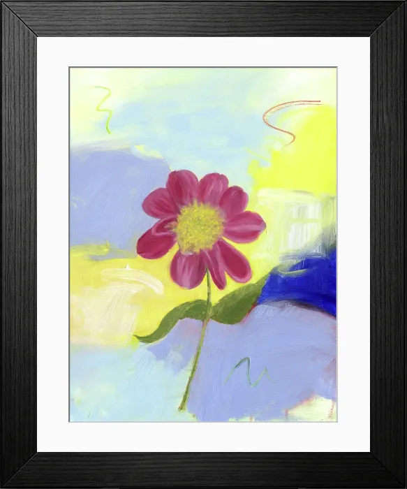 Framed Print : Dahlia 2006 Patricia Brown (20th C)