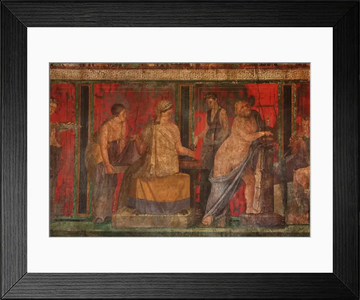 Framed Print : Villa of the Mysteries, Pompeii, Italy Framed Print : Villa of the Mysteries, Pompeii, Italy