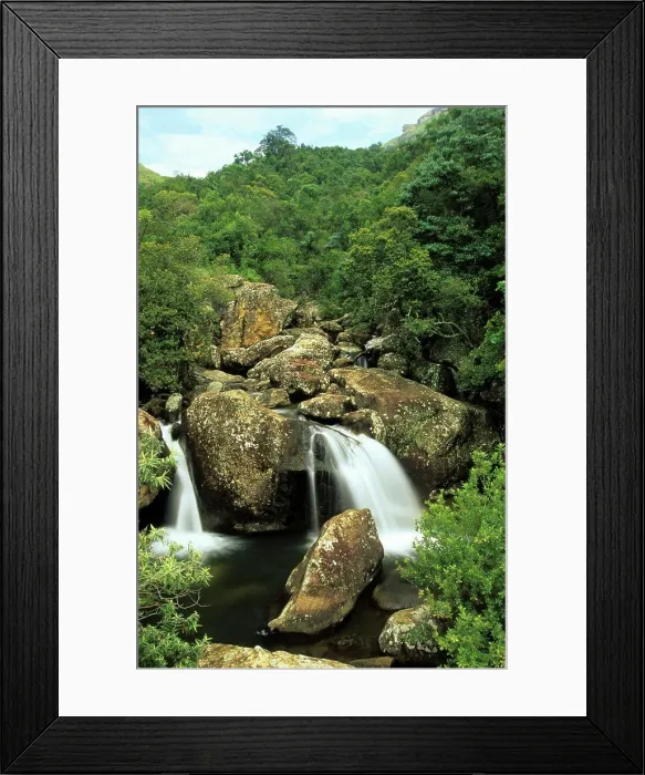 Framed Print : Mountain stream. Royal Natal National Park. Ukhahlamba - Drakensberg Park. KwaZulu-Natal. South Africa Framed Print : Mountain stream. Royal Natal National Park. Ukhahlamba - Drakensberg Park. KwaZulu-Natal. South Africa