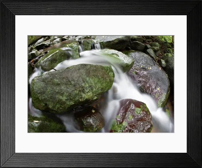 Framed Print : Stream in the Karkloof. Howick Framed Print : Stream in the Karkloof. Howick