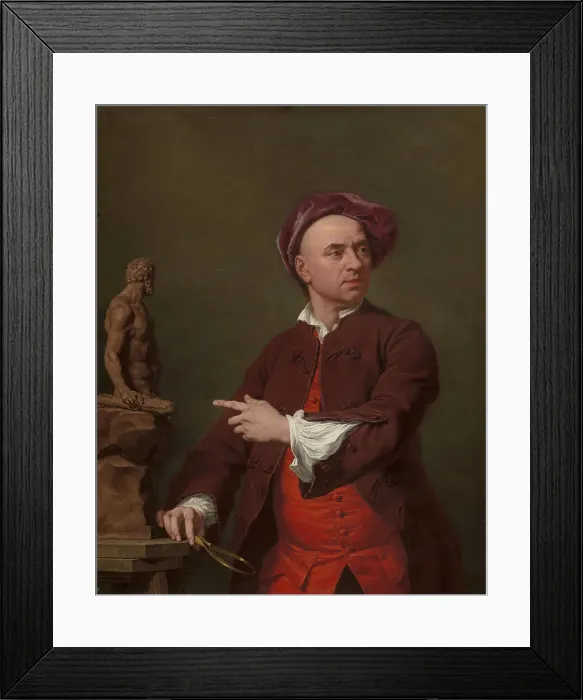 Framed Print : John Michael Rysbrack Modelling Terra-Cotta Statue Framed Print : John Michael Rysbrack Modelling Terra-Cotta Statue