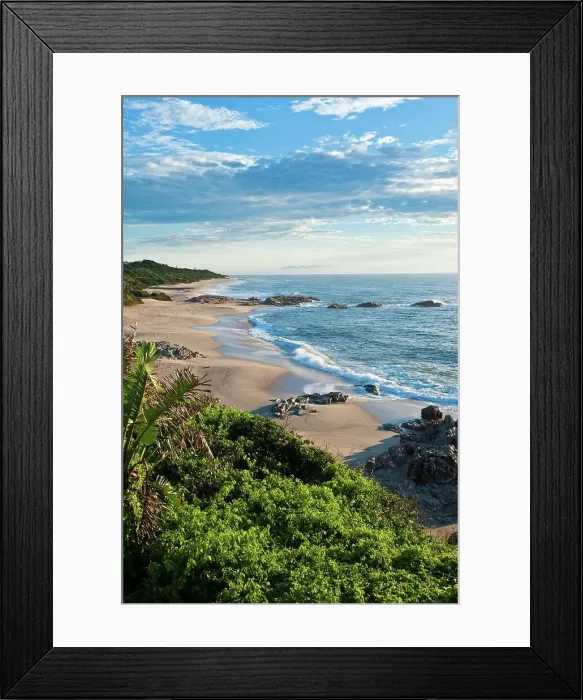Framed Print : Coastal scene at Southbroom. KwaZulu Natal South Coast Framed Print : Coastal scene at Southbroom. KwaZulu Natal South Coast