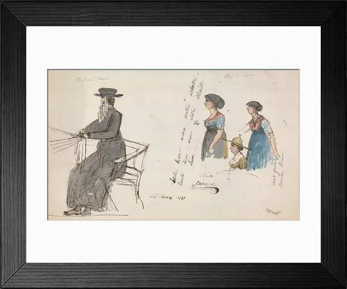 Framed Print : Russian Driver Pays De Vaud Isaac Weld 1774-1856