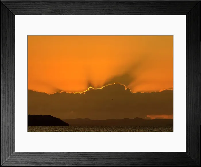 Framed Print : Sunrise over Hell's Gates at False Bay Park