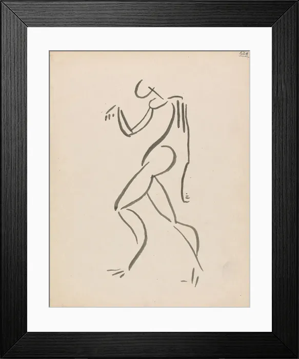 Framed Print : Dancing Figure Henri Gaudier-Brzeska 1891-1915 Framed Print : Dancing Figure Henri Gaudier-Brzeska 1891-1915