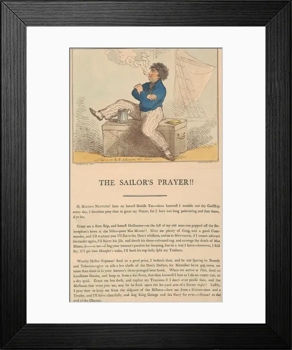 Framed Print : Prayers & Journals Woodward Active 1801-1802 Framed Print : Prayers & Journals Woodward Active 1801-1802