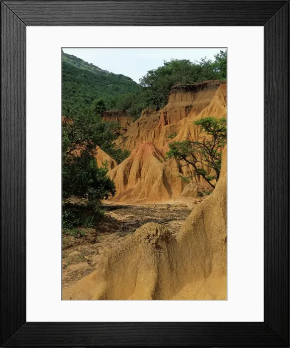 Framed Print : Soil erosion. KwaZulu Natal. South Africa Framed Print : Soil erosion. KwaZulu Natal. South Africa