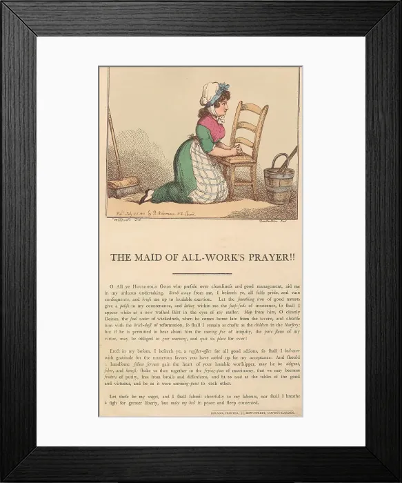 Framed Print : Prayers & Journals Woodward Active 1801-1802 Framed Print : Prayers & Journals Woodward Active 1801-1802