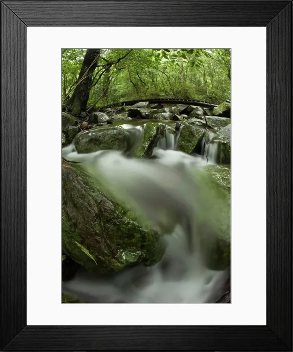 Framed Print : Stream in the Karkloof. Howick Framed Print : Stream in the Karkloof. Howick