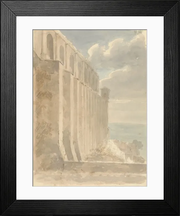 Framed Print : Section Building Coast Sir Robert Smirke Younger Framed Print : Section Building Coast Sir Robert Smirke Younger
