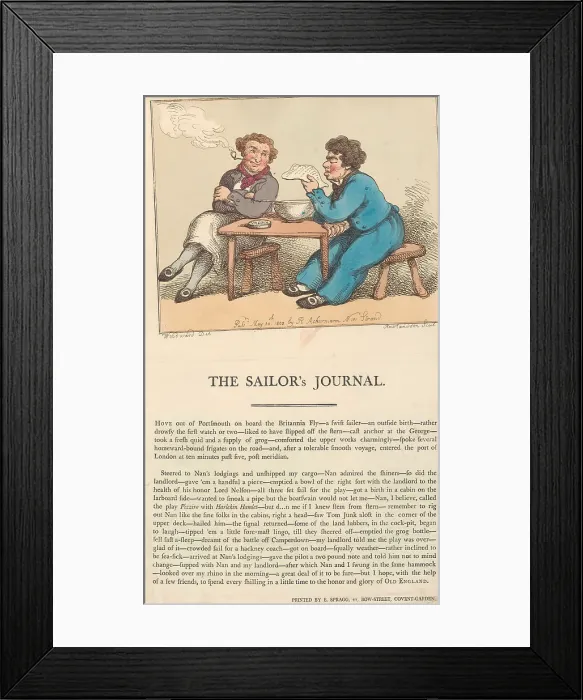 Framed Print : Prayers & Journals Woodward Active 1801-1802 Framed Print : Prayers & Journals Woodward Active 1801-1802