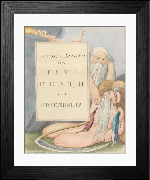 Framed Print : Young's Night Thoughts Page 17 Night Second Time Framed Print : Young's Night Thoughts Page 17 Night Second Time