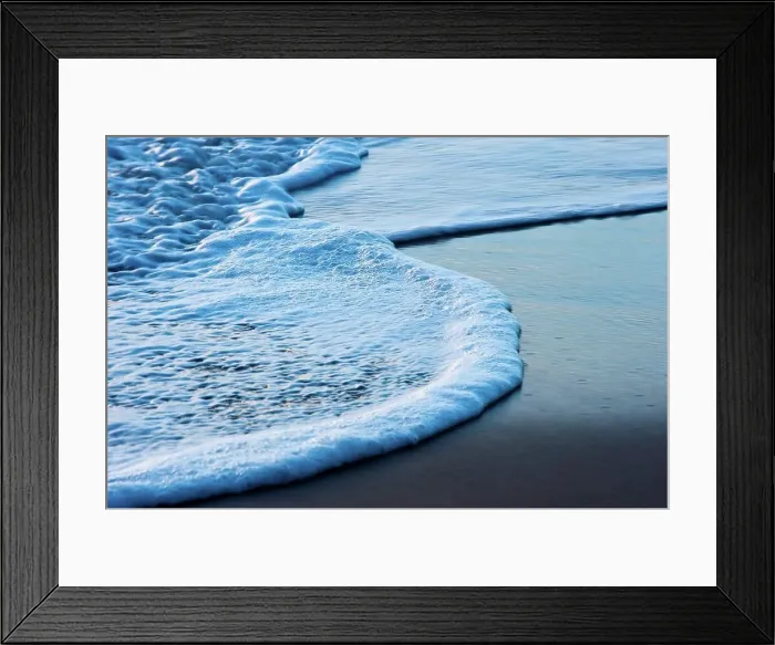 Framed Print : Water on beach. KwaZulu Natal. South Africa