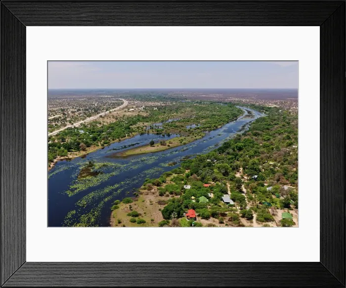 Framed Print : Thamalakane River near Maun. Botswana Framed Print : Thamalakane River near Maun. Botswana