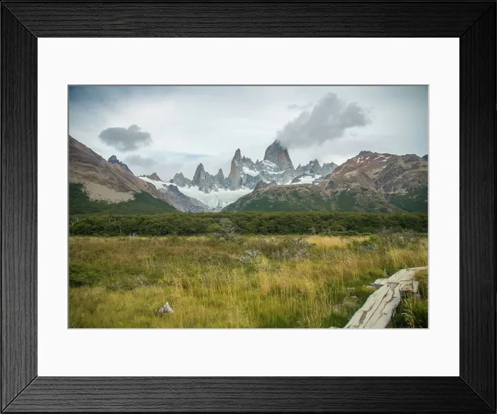 Framed Print : Camping Glacier Norrona Adventure Argentina Backpack Framed Print : Camping Glacier Norrona Adventure Argentina Backpack