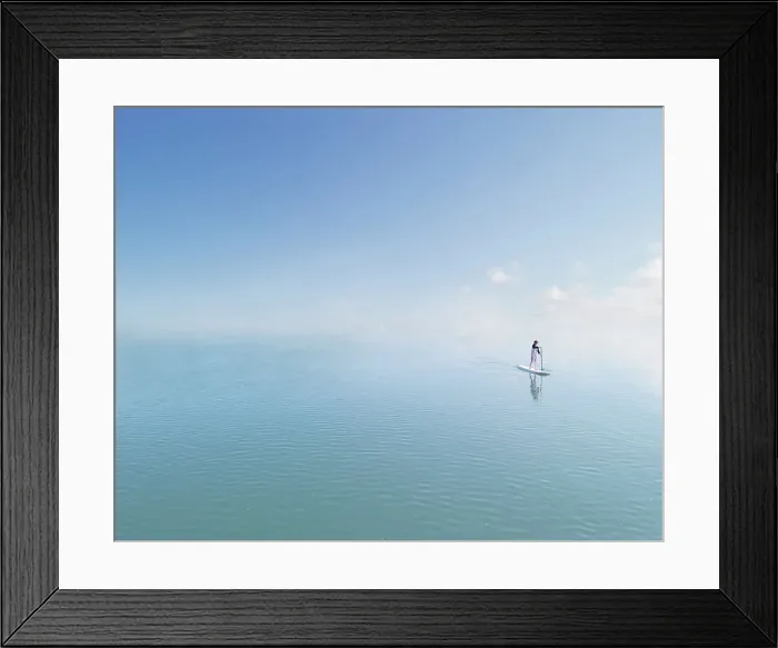 Framed Print : Paddleboarding Framed Print : Paddleboarding