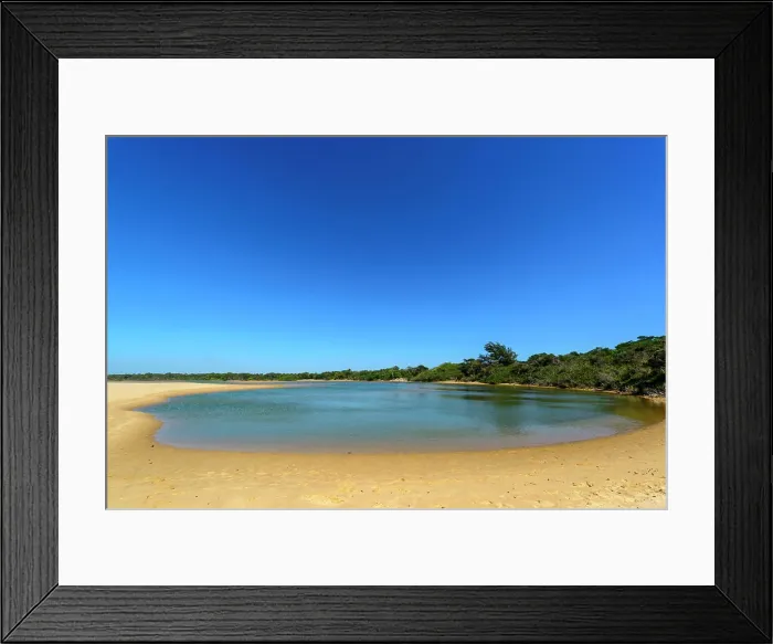 Framed Print : Kosi Bay. KwaZulu Natal. South Africa