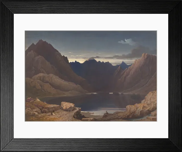 Framed Print : Loch Coruisk Isle Skye Dawn George Fennell Robson Framed Print : Loch Coruisk Isle Skye Dawn George Fennell Robson
