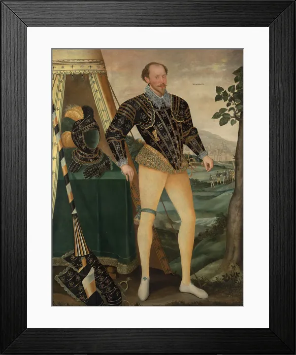 Framed Print : Sir William Drury Hawstead Suffolk 1550-1590