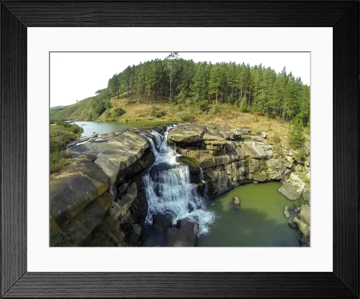 Framed Print : Woodhouse Falls on the Karkloof River near Howick Framed Print : Woodhouse Falls on the Karkloof River near Howick