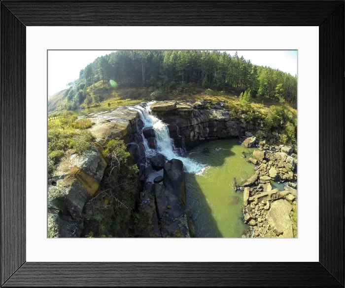 Framed Print : Woodhouse Falls on the Karkloof River near Howick Framed Print : Woodhouse Falls on the Karkloof River near Howick
