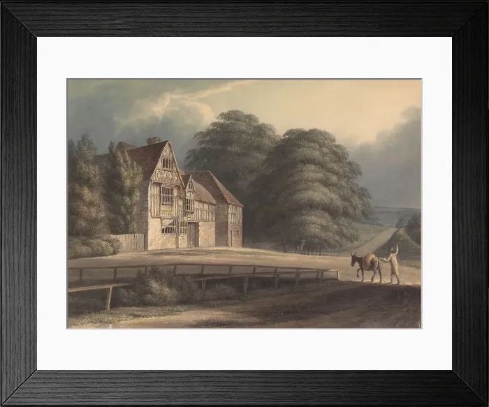 Framed Print : Old Buildings Hastings Henry Morton Ca 1807-1825 Framed Print : Old Buildings Hastings Henry Morton Ca 1807-1825