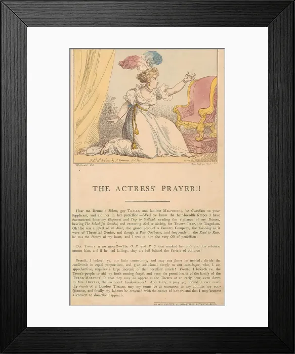 Framed Print : Prayers & Journals Woodward Active 1801-1802 Framed Print : Prayers & Journals Woodward Active 1801-1802
