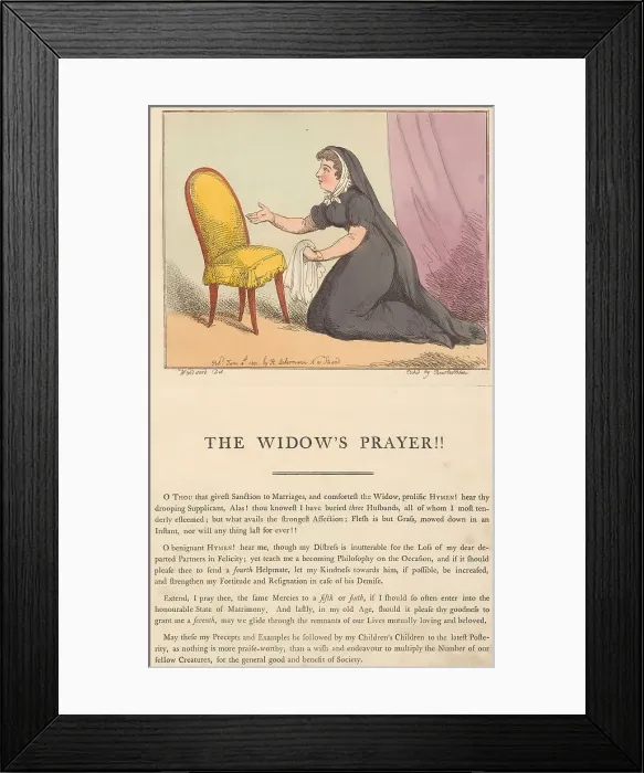 Framed Print : Prayers & Journals Woodward Active 1801-1802 Framed Print : Prayers & Journals Woodward Active 1801-1802
