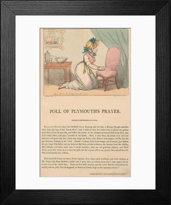 Framed Print : Prayers & Journals Woodward Active 1801-1802 Framed Print : Prayers & Journals Woodward Active 1801-1802