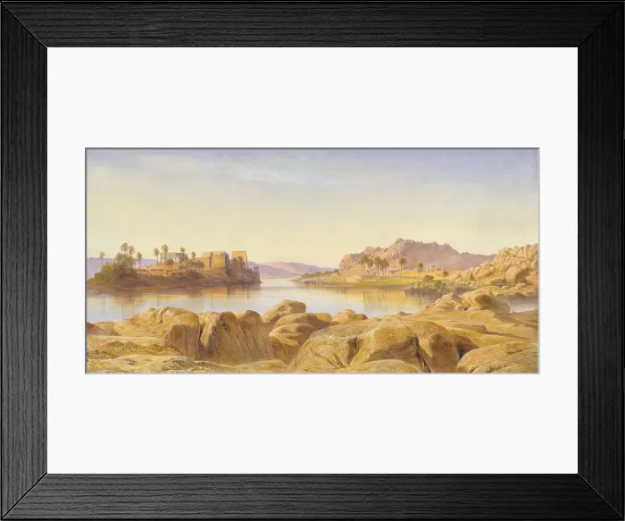 Framed Print : Philae Egypt Edward Lear 1812-1888 British Framed Print : Philae Egypt Edward Lear 1812-1888 British