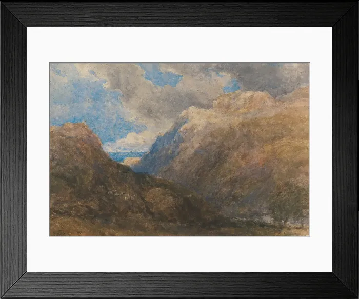 Framed Print : Penmanmawr David Cox 1783-1859 British 1855 Framed Print : Penmanmawr David Cox 1783-1859 British 1855