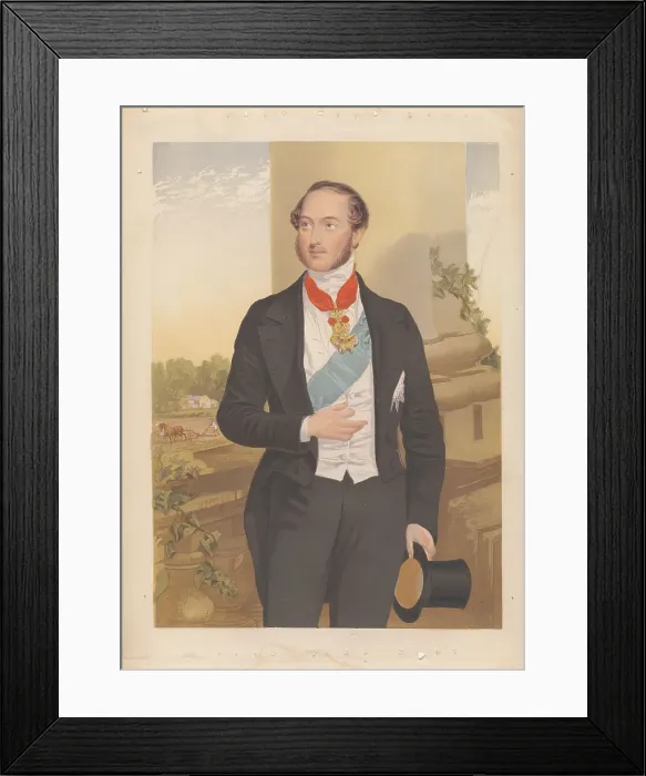 Framed Print : Prince Albert George Baxter 1804-1867 British Framed Print : Prince Albert George Baxter 1804-1867 British