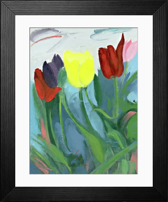 Framed Print : Tulips 2003 Patricia Brown (20th C) Framed Print : Tulips 2003 Patricia Brown (20th C)