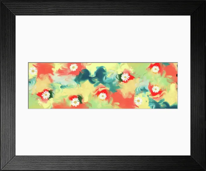 Framed Print : Long Daisies 2005 Patricia Brown (20th C) Framed Print : Long Daisies 2005 Patricia Brown (20th C)