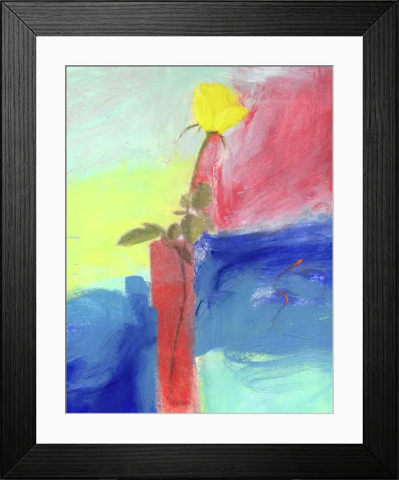 Framed Print : Yellow Rose 2003 Patricia Brown (20th C) Framed Print : Yellow Rose 2003 Patricia Brown (20th C)