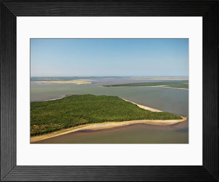 Framed Print : Aerial view of the iSimangaliso Wetland Park (previously the Greater St Lucia Wetland Park) Framed Print : Aerial view of the iSimangaliso Wetland Park (previously the Greater St Lucia Wetland Park)